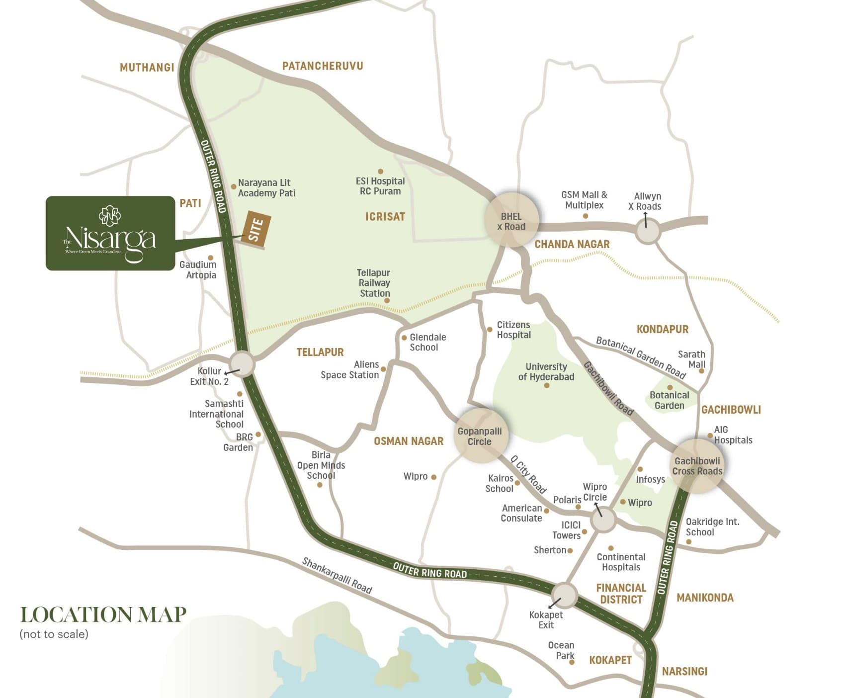 Nisarga location map